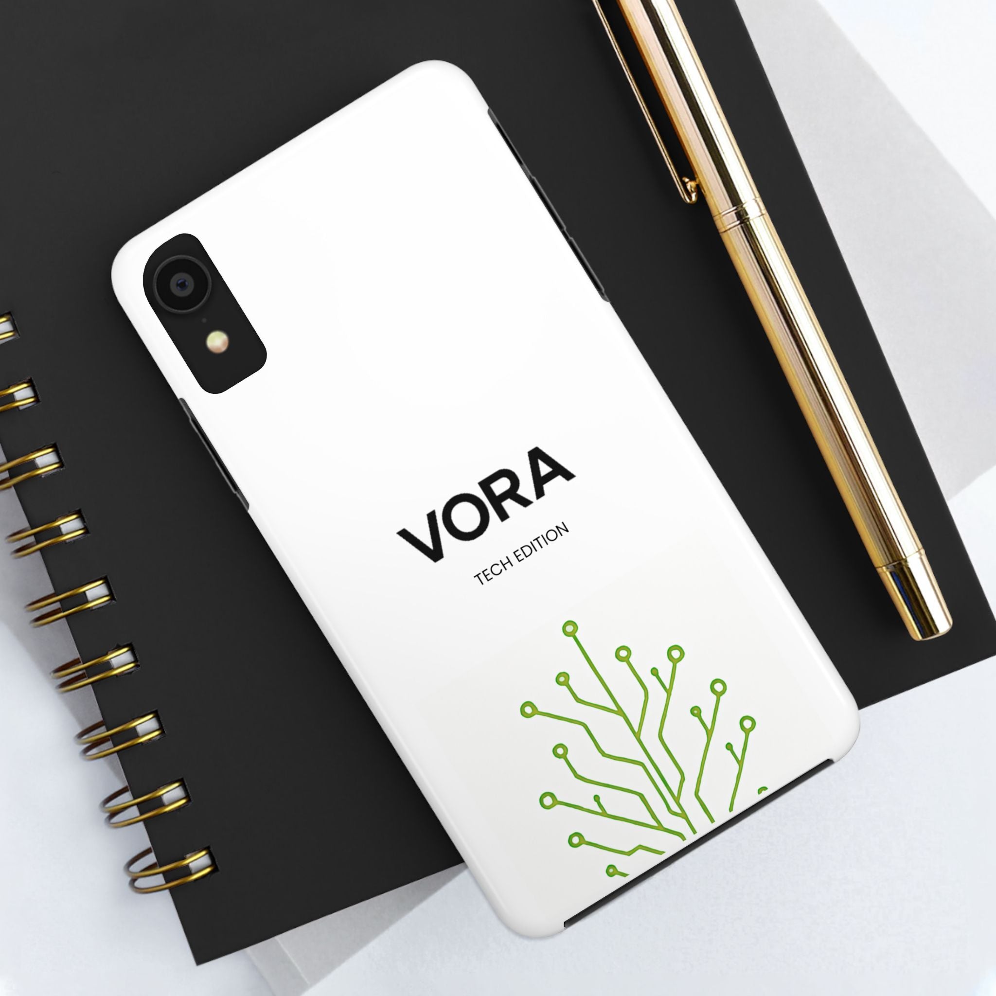 VORA Tech Edition iPhone Case – Minimal Design, Smart Protection