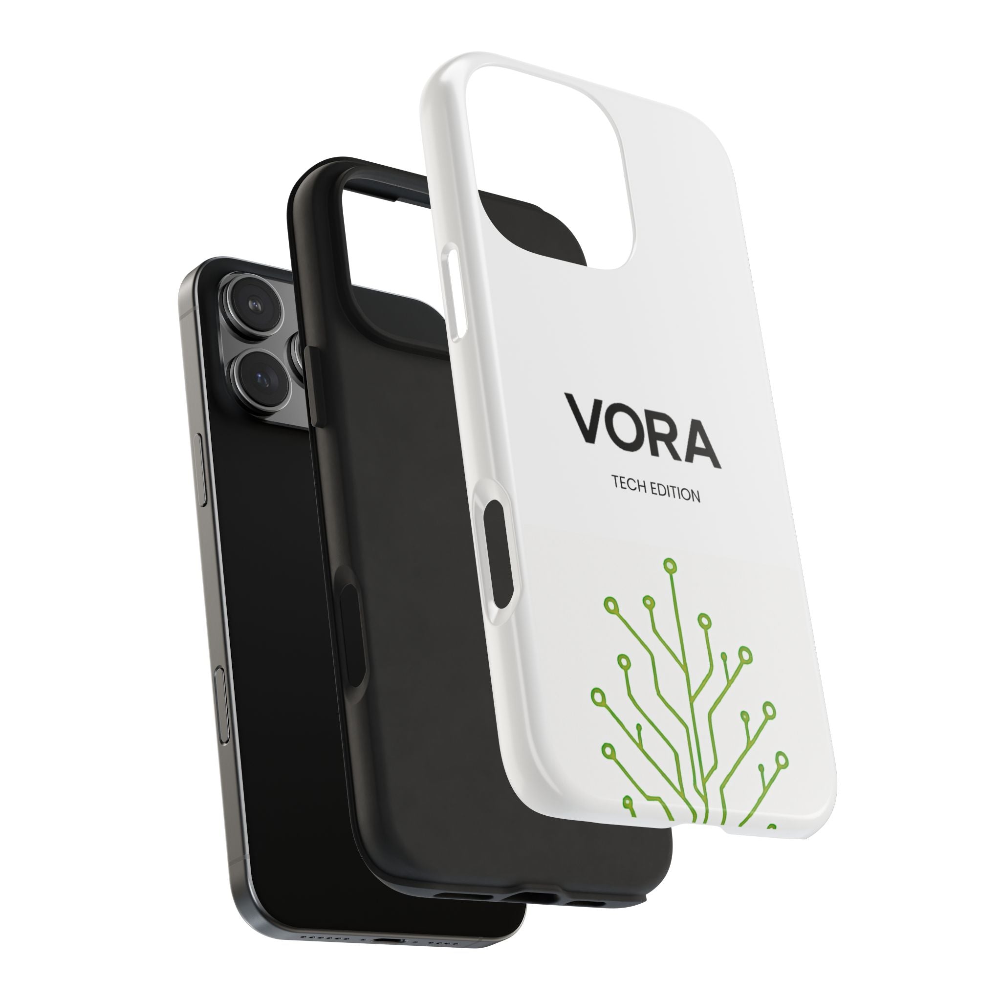 VORA Tech Edition iPhone Case – Minimal Design, Smart Protection