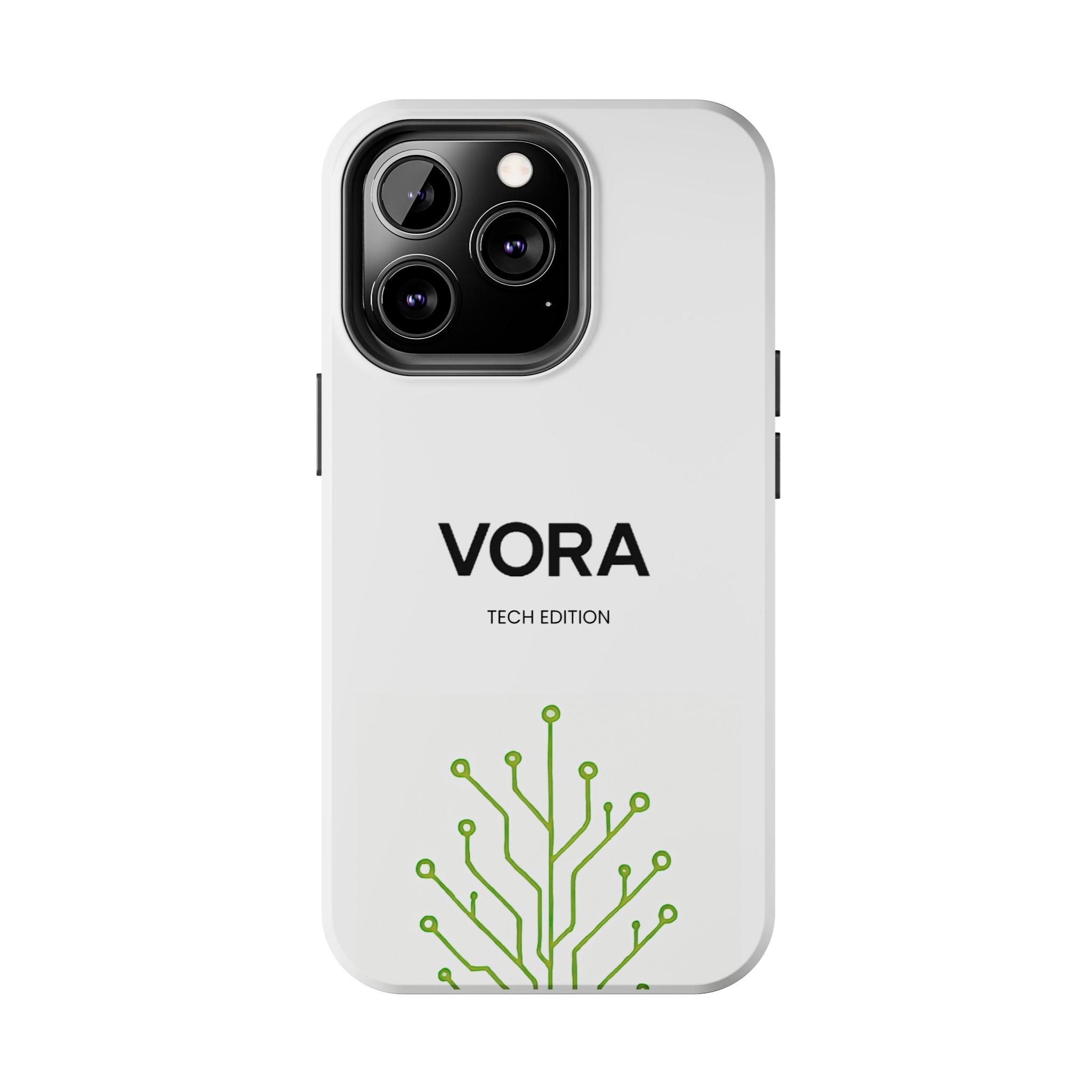 VORA Tech Edition iPhone Case – Minimal Design, Smart Protection