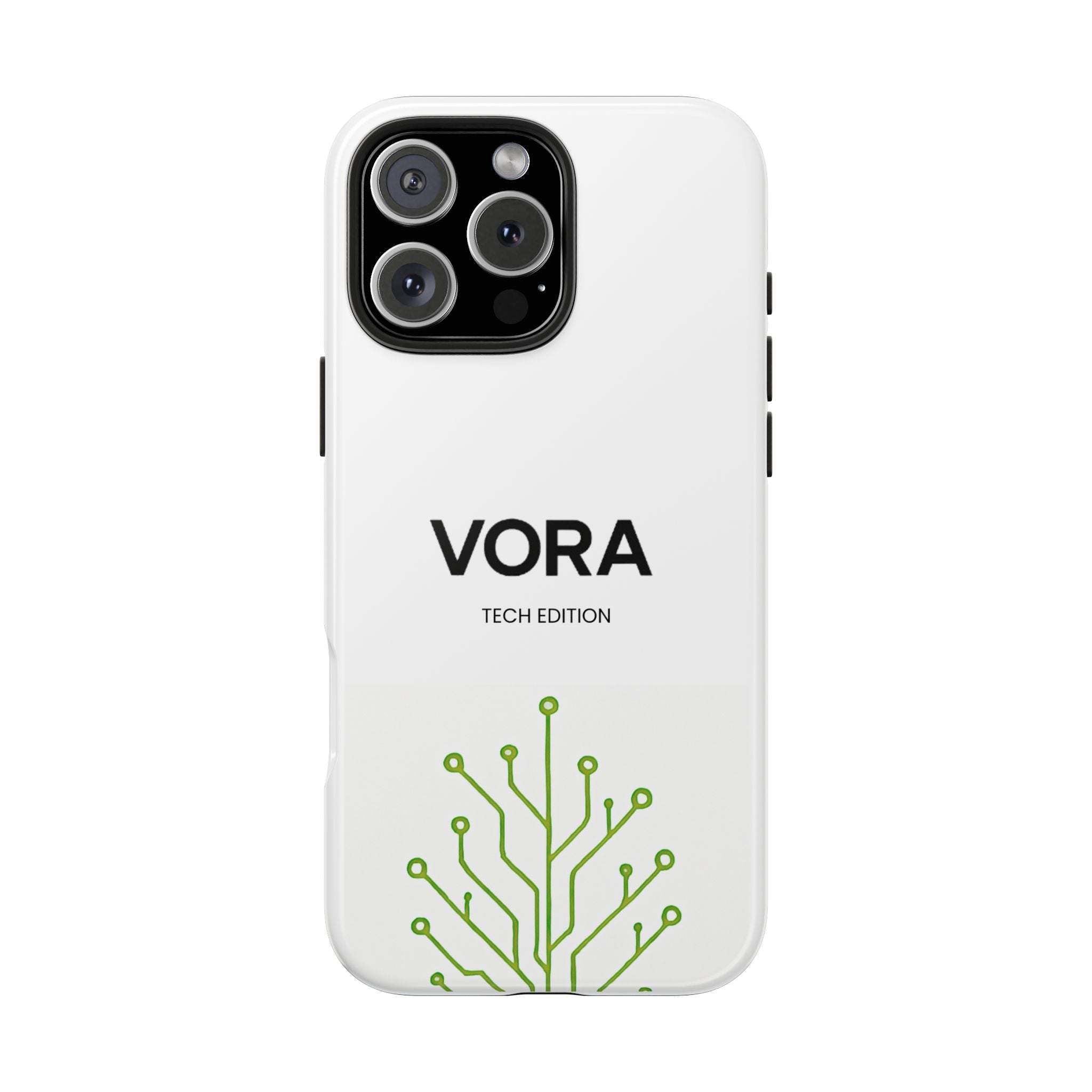 VORA Tech Edition iPhone Case – Minimal Design, Smart Protection
