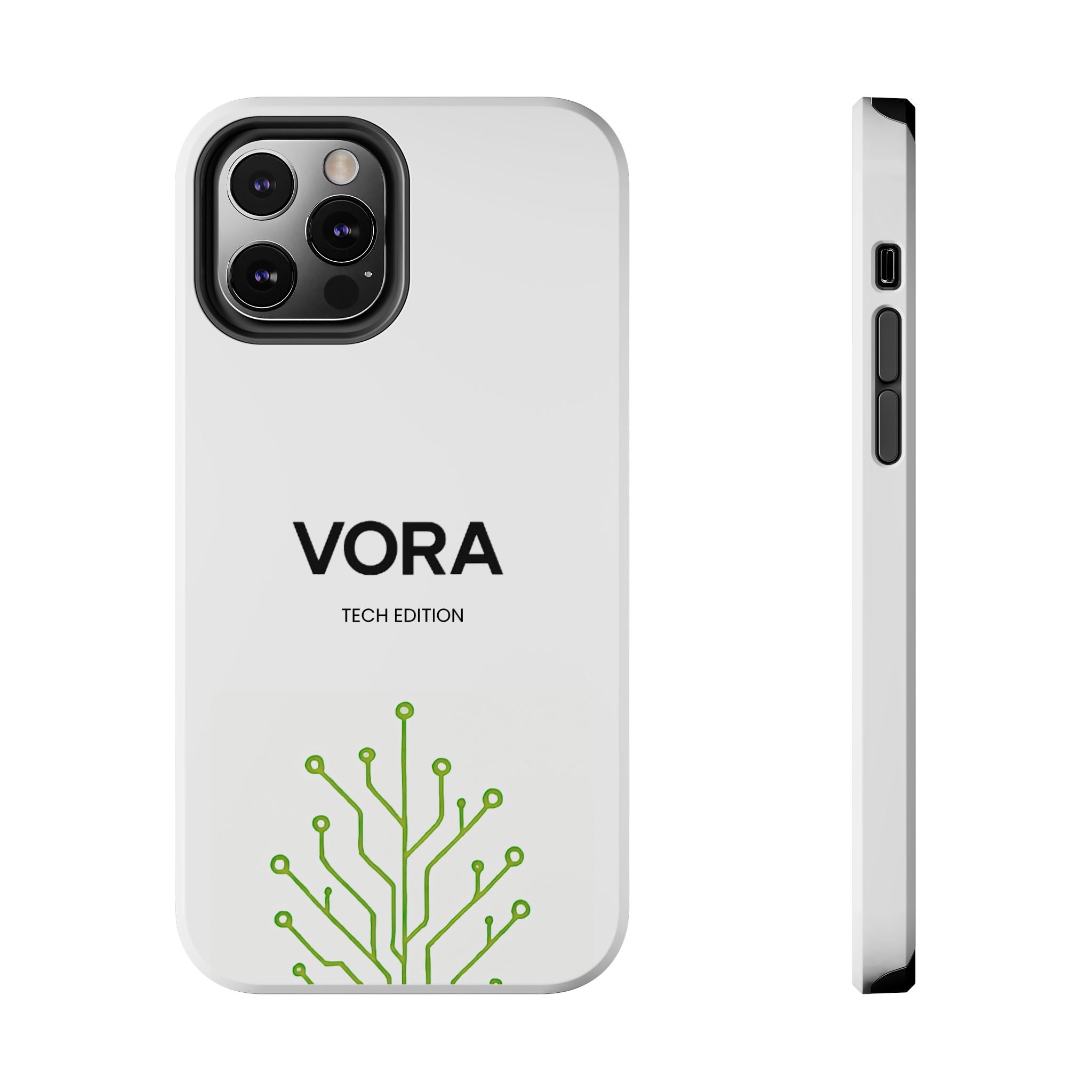 VORA Tech Edition iPhone Case – Minimal Design, Smart Protection