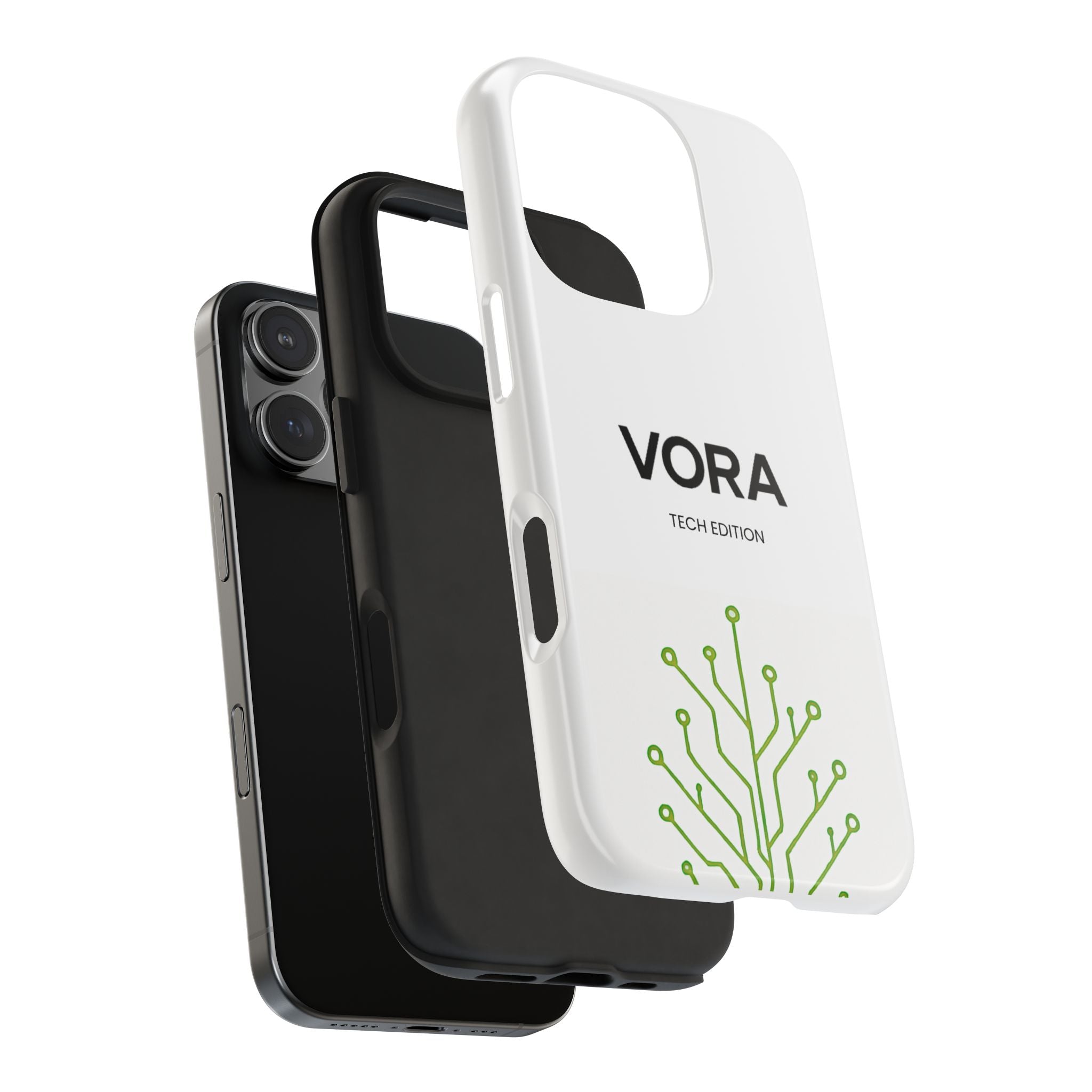 VORA Tech Edition iPhone Case – Minimal Design, Smart Protection