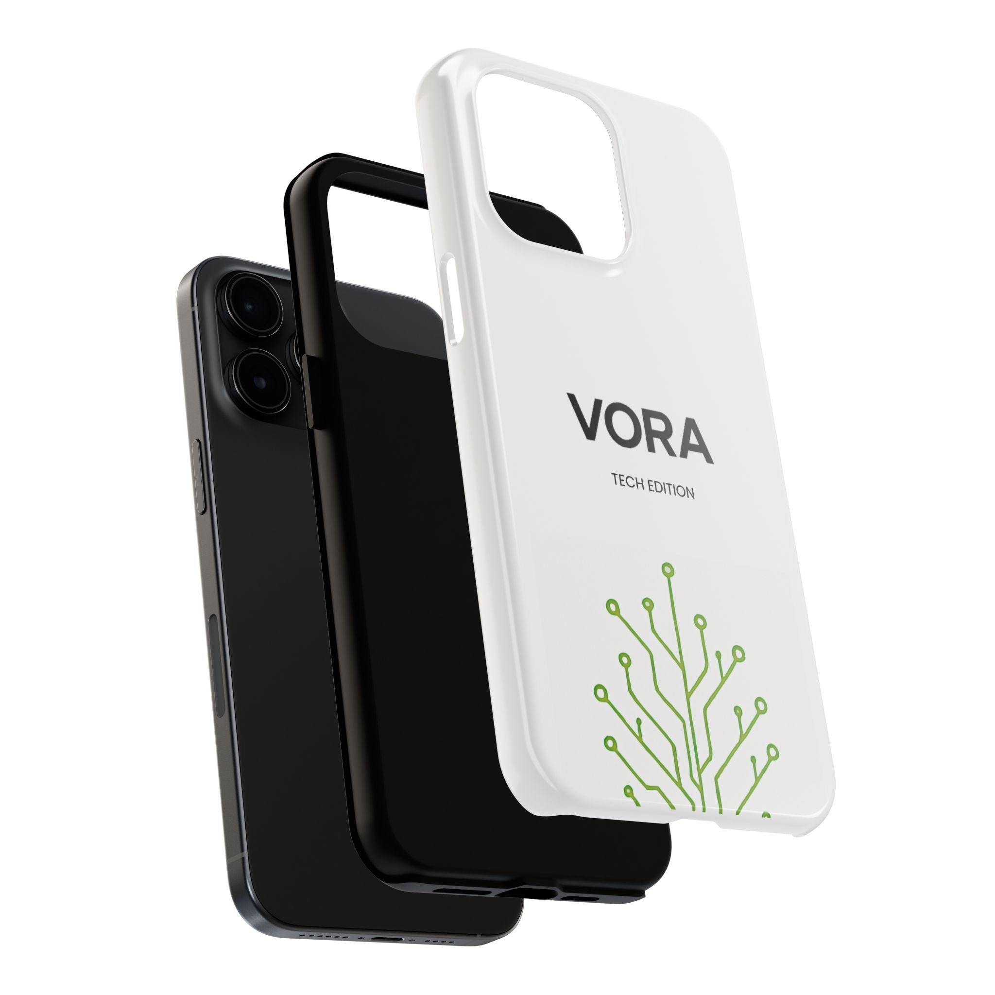 VORA Tech Edition iPhone Case – Minimal Design, Smart Protection