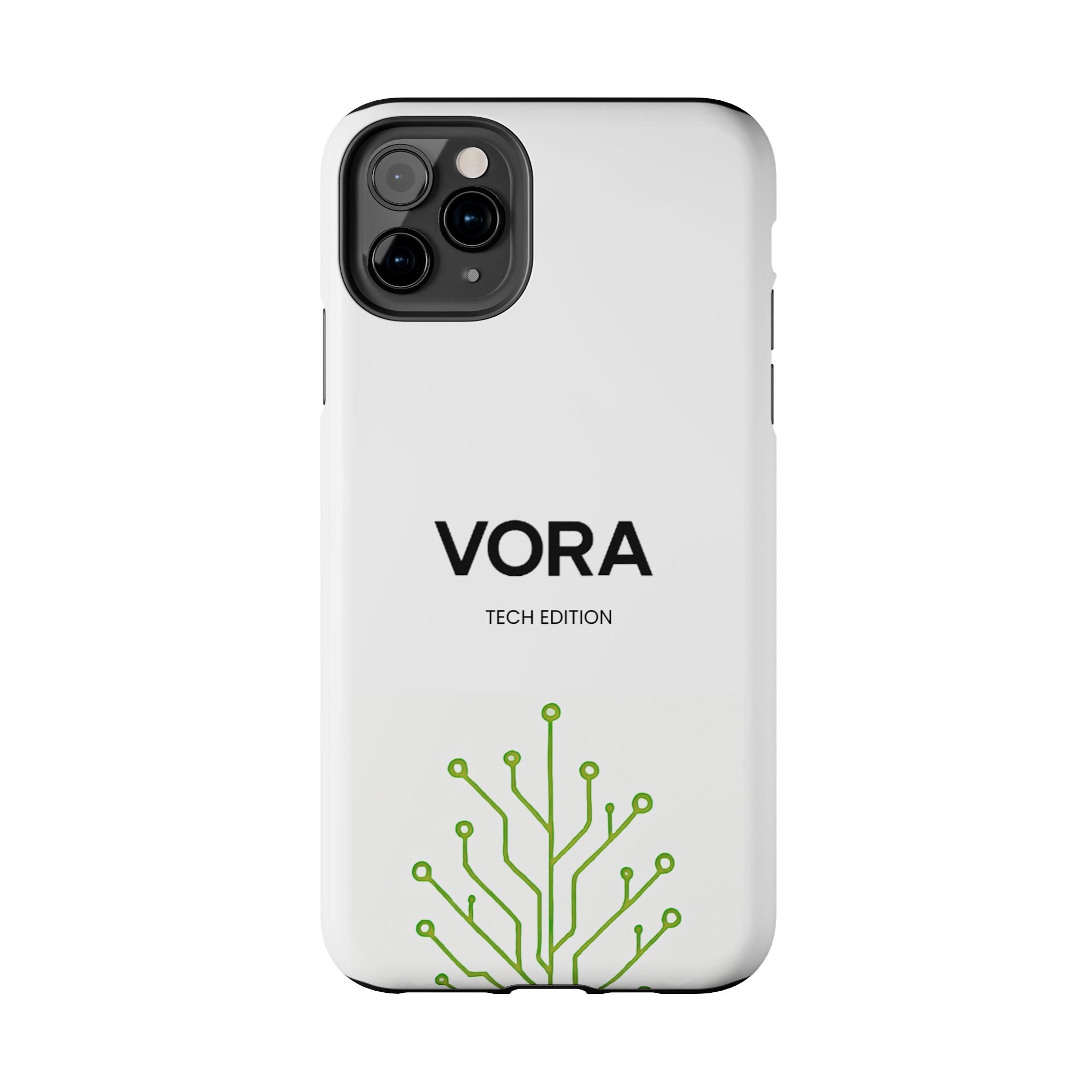 VORA Tech Edition iPhone Case – Minimal Design, Smart Protection