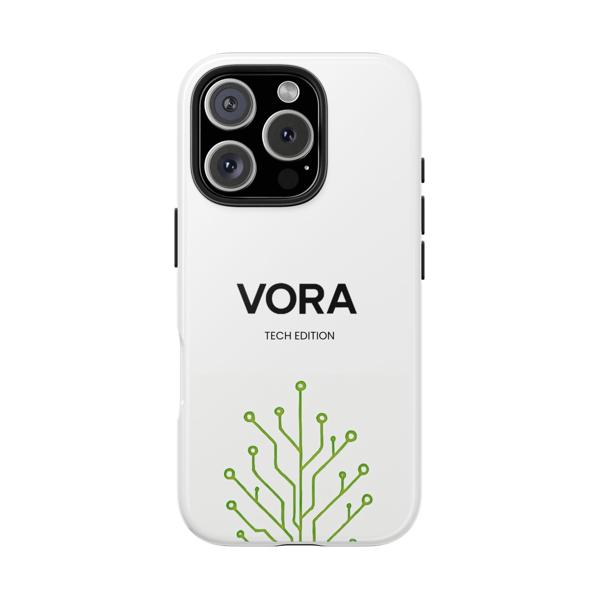 VORA Tech Edition iPhone Case – Minimal Design, Smart Protection