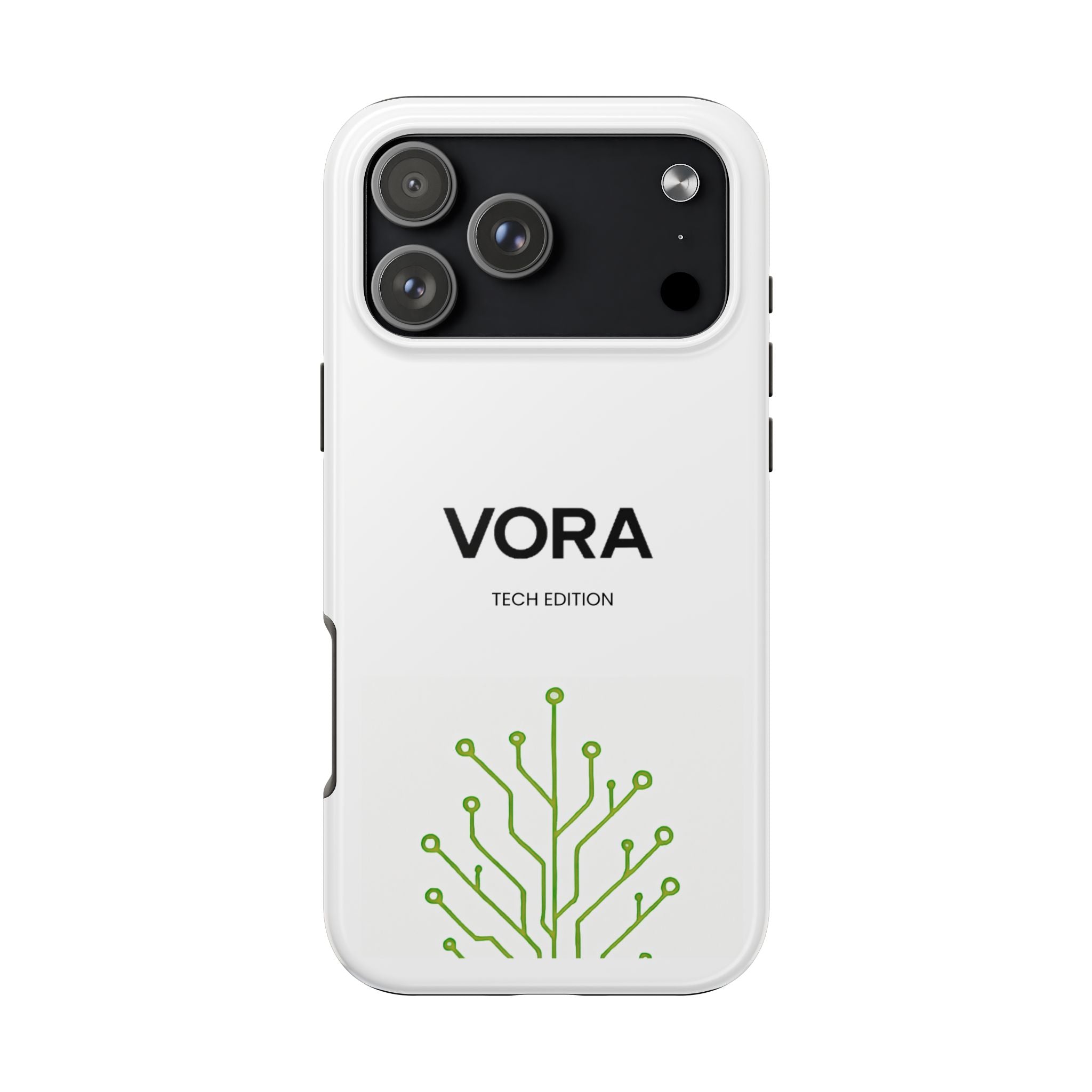VORA Tech Edition iPhone Case – Minimal Design, Smart Protection