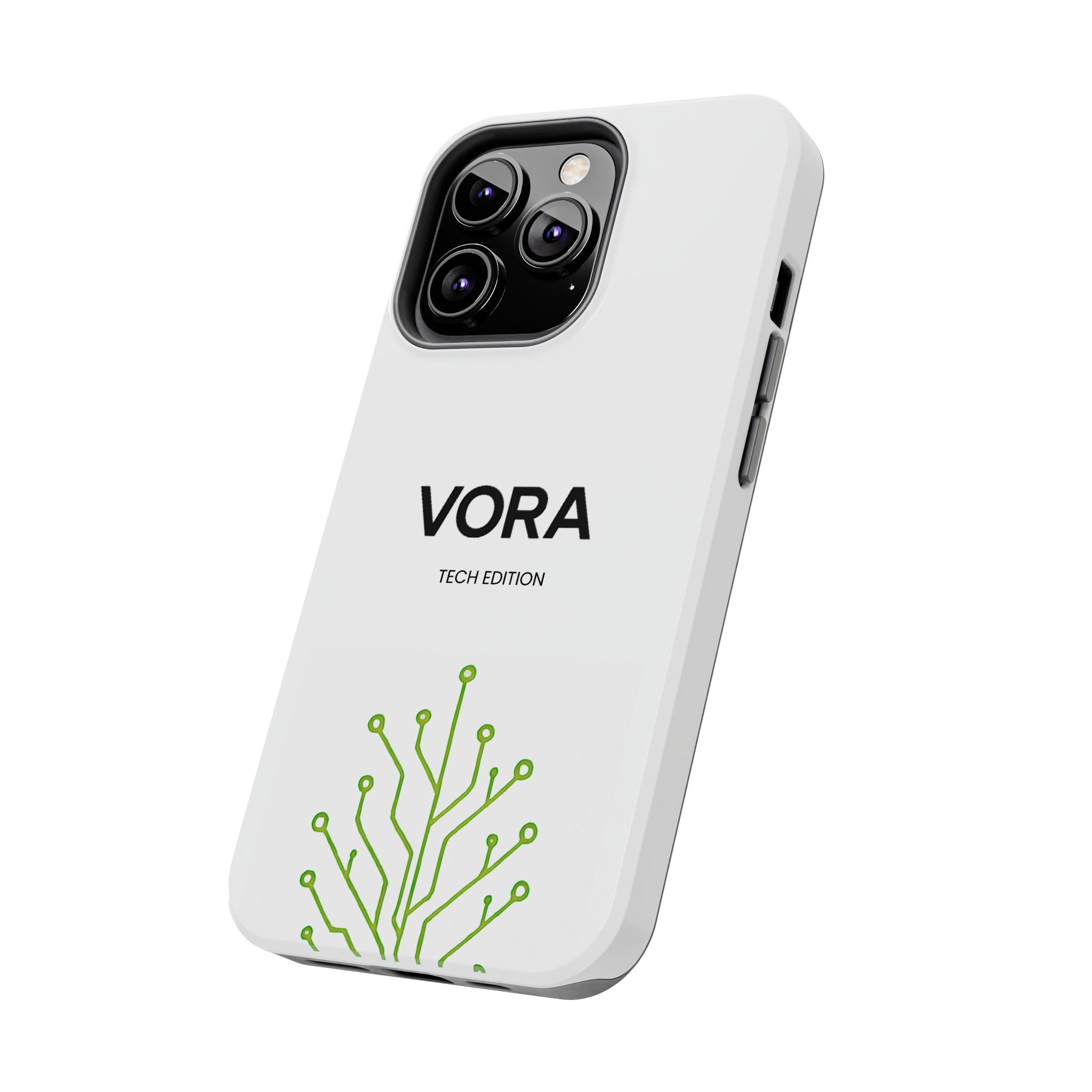 VORA Tech Edition iPhone Case – Minimal Design, Smart Protection