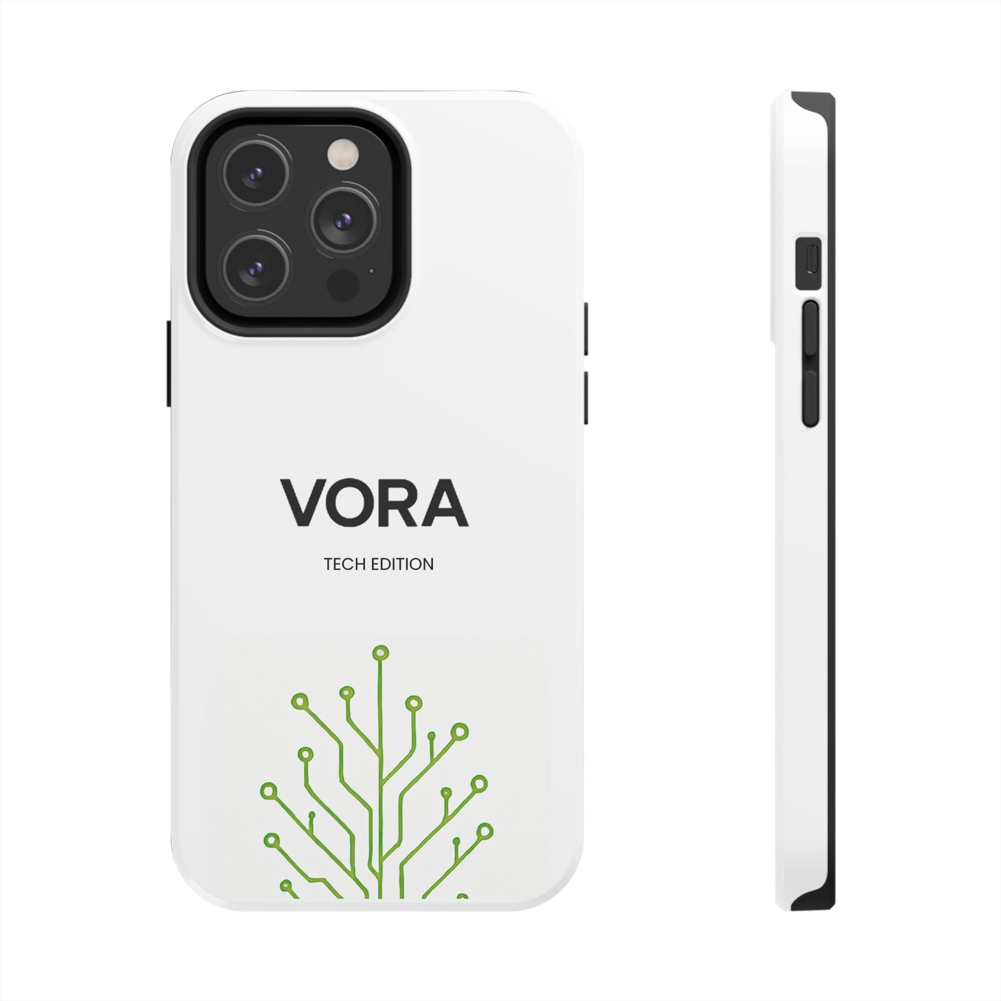 VORA Tech Edition iPhone Case – Minimal Design, Smart Protection