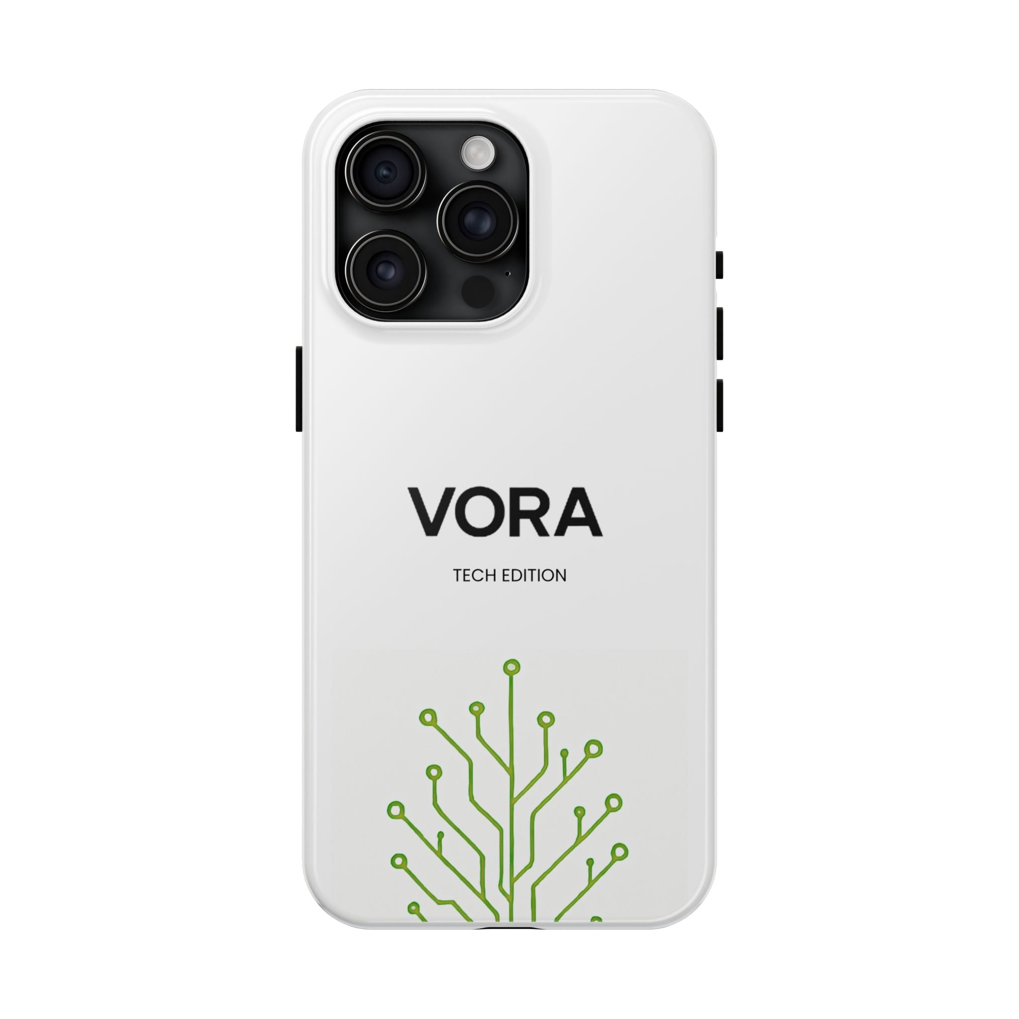 VORA Tech Edition iPhone Case – Minimal Design, Smart Protection