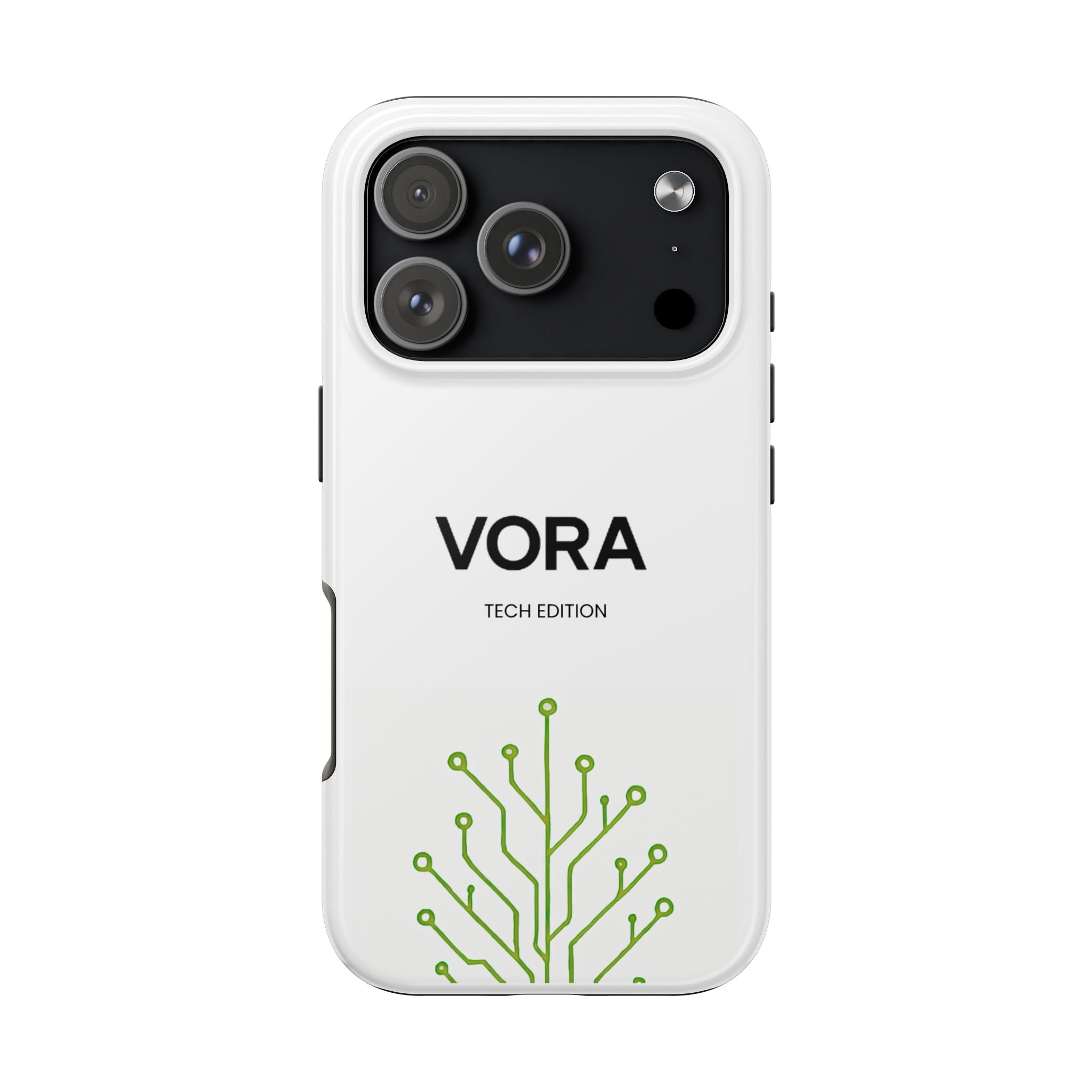 VORA Tech Edition iPhone Case – Minimal Design, Smart Protection