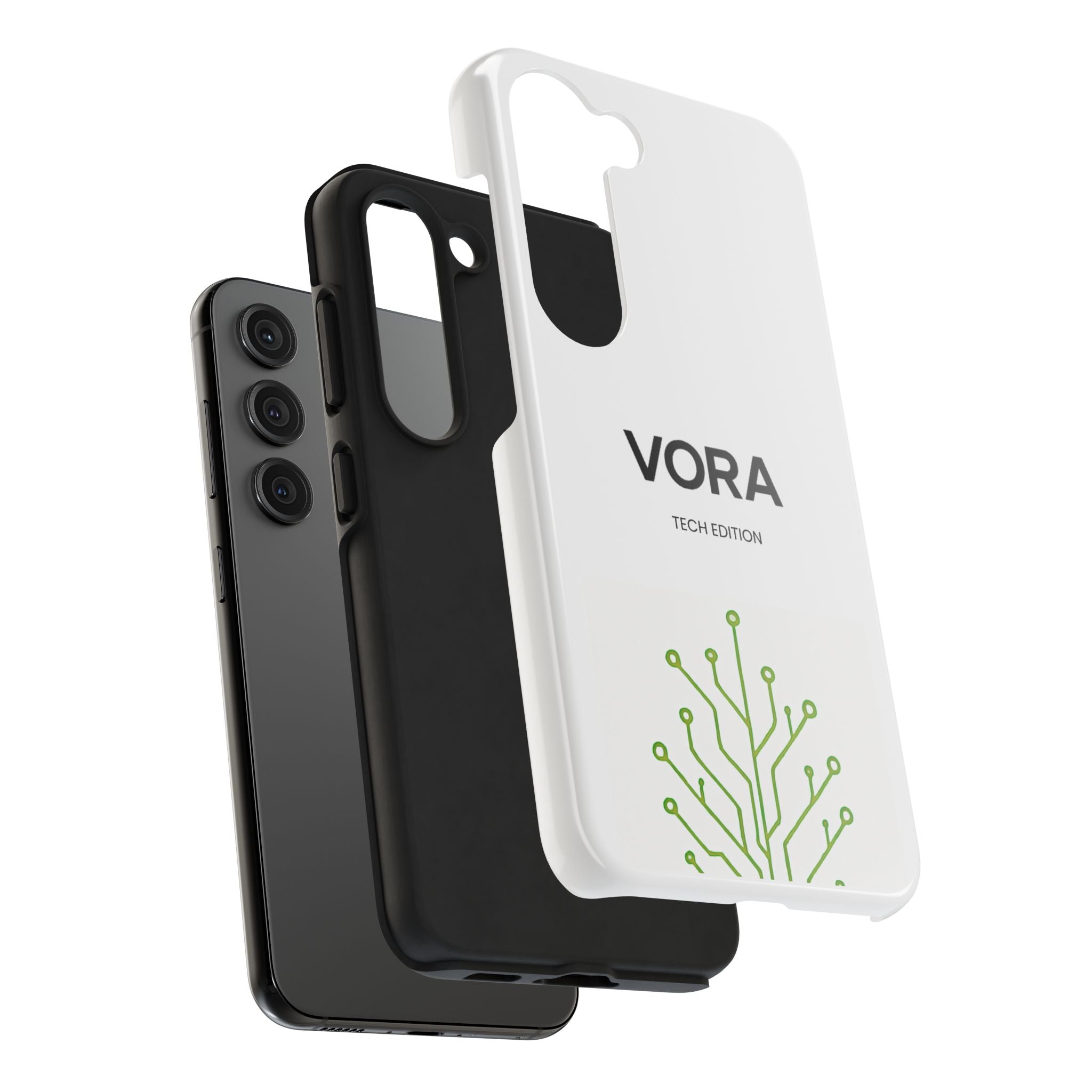 VORA Tech Edition iPhone Case – Minimal Design, Smart Protection