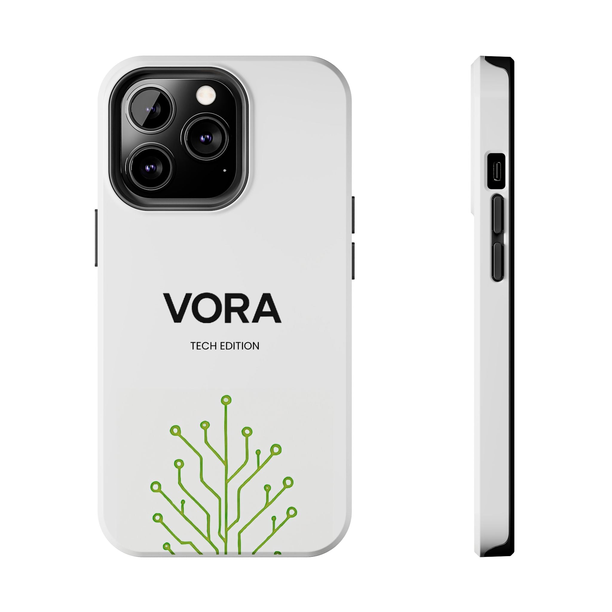 VORA Tech Edition iPhone Case – Minimal Design, Smart Protection