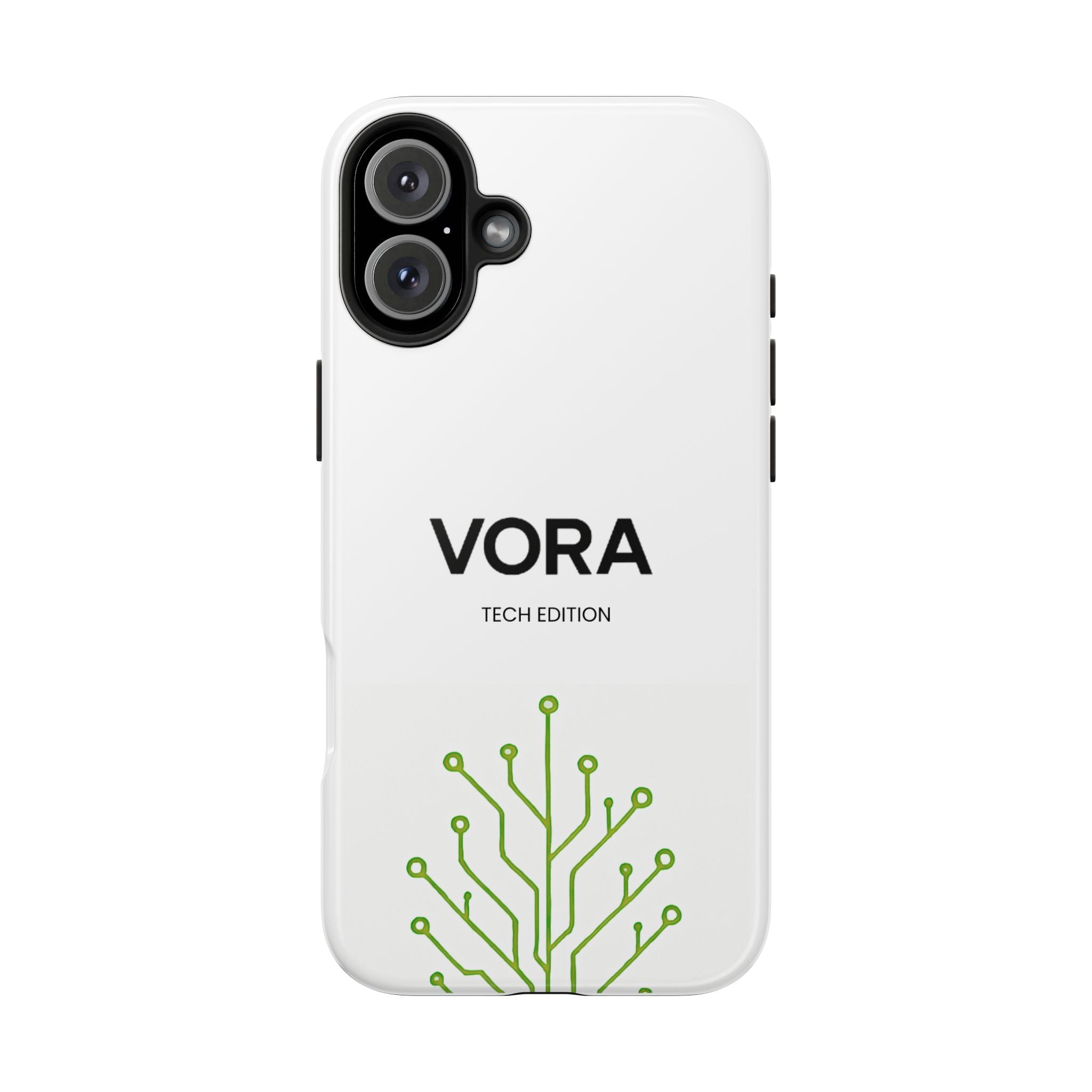 VORA Tech Edition iPhone Case – Minimal Design, Smart Protection