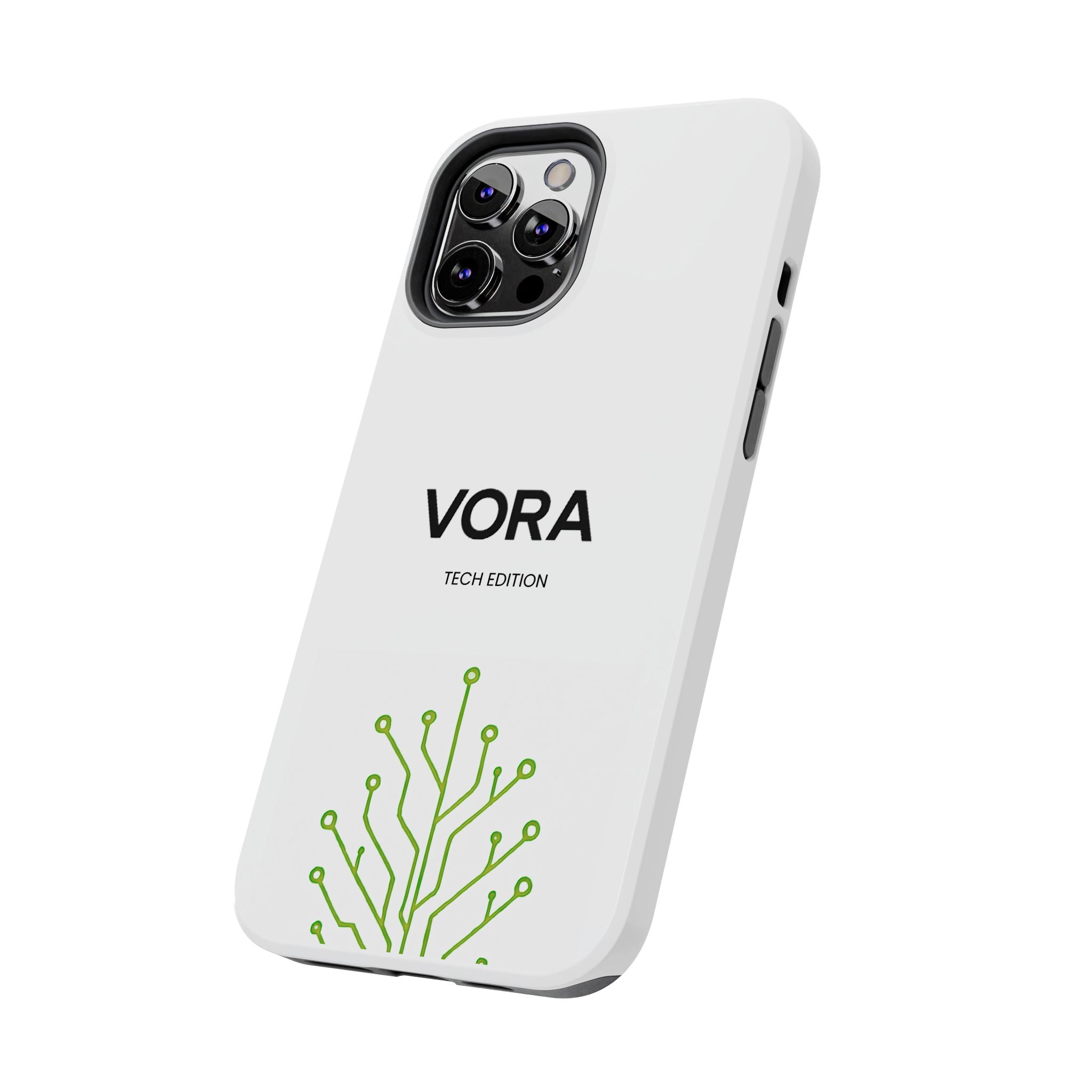 VORA Tech Edition iPhone Case – Minimal Design, Smart Protection