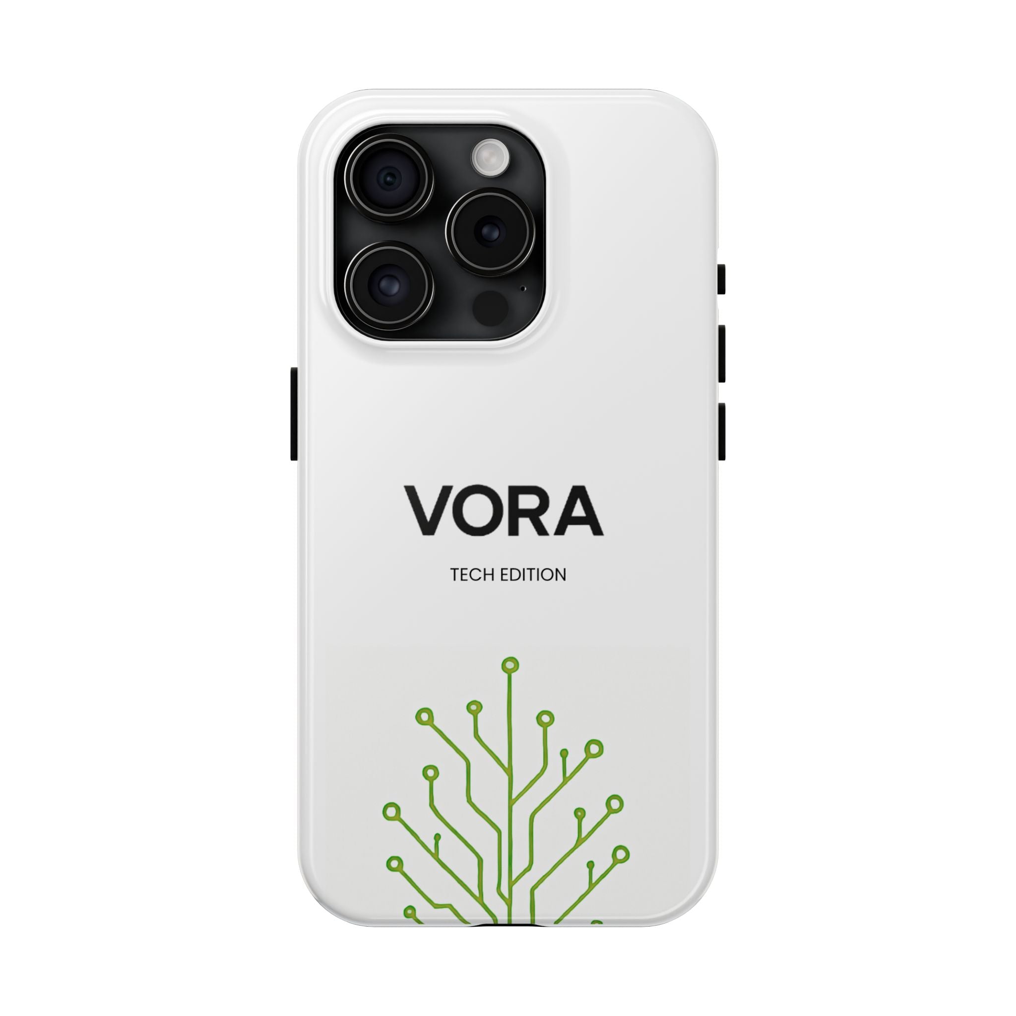 VORA Tech Edition iPhone Case – Minimal Design, Smart Protection