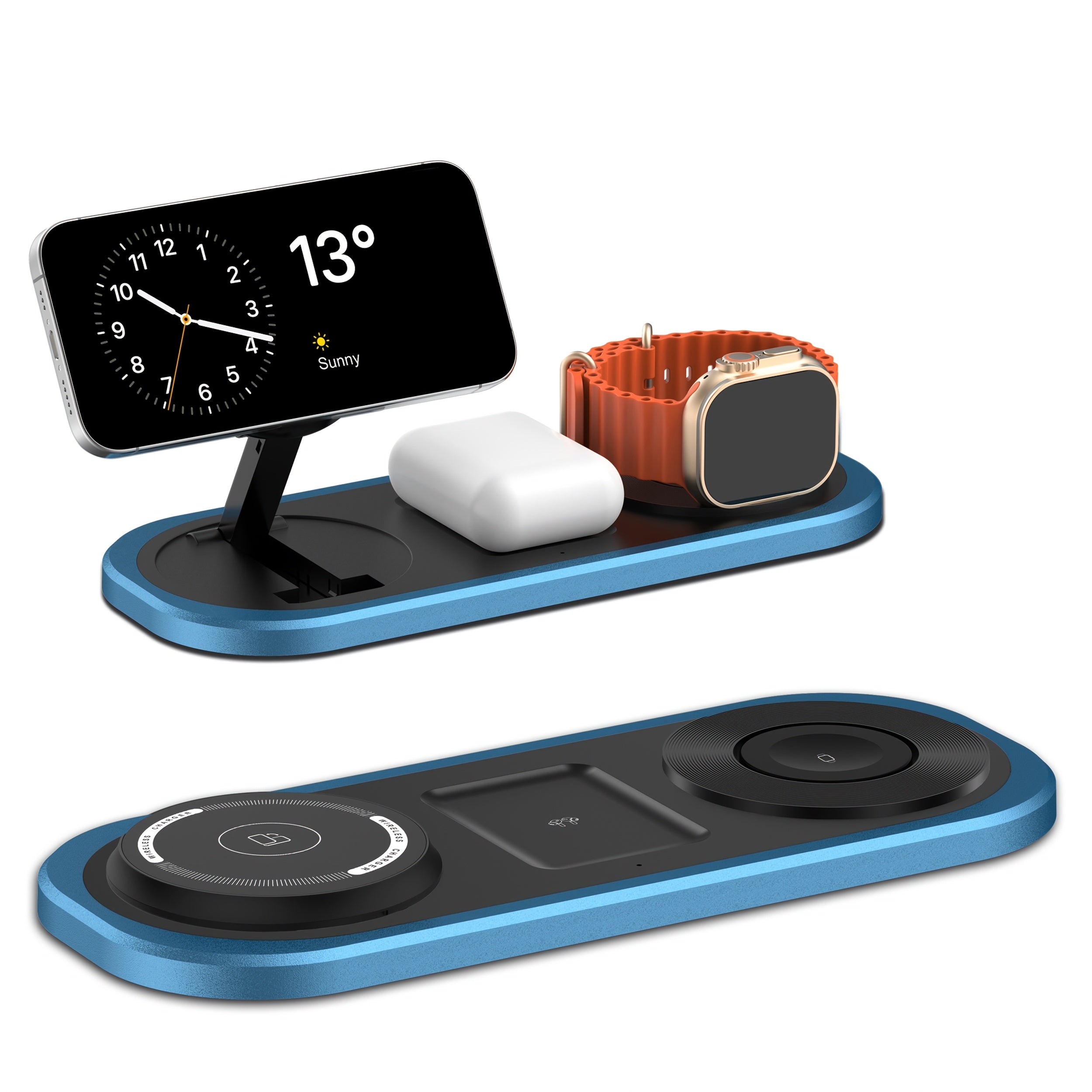 Power Travel – 3-in-1 Foldable Magnetic Charging Station