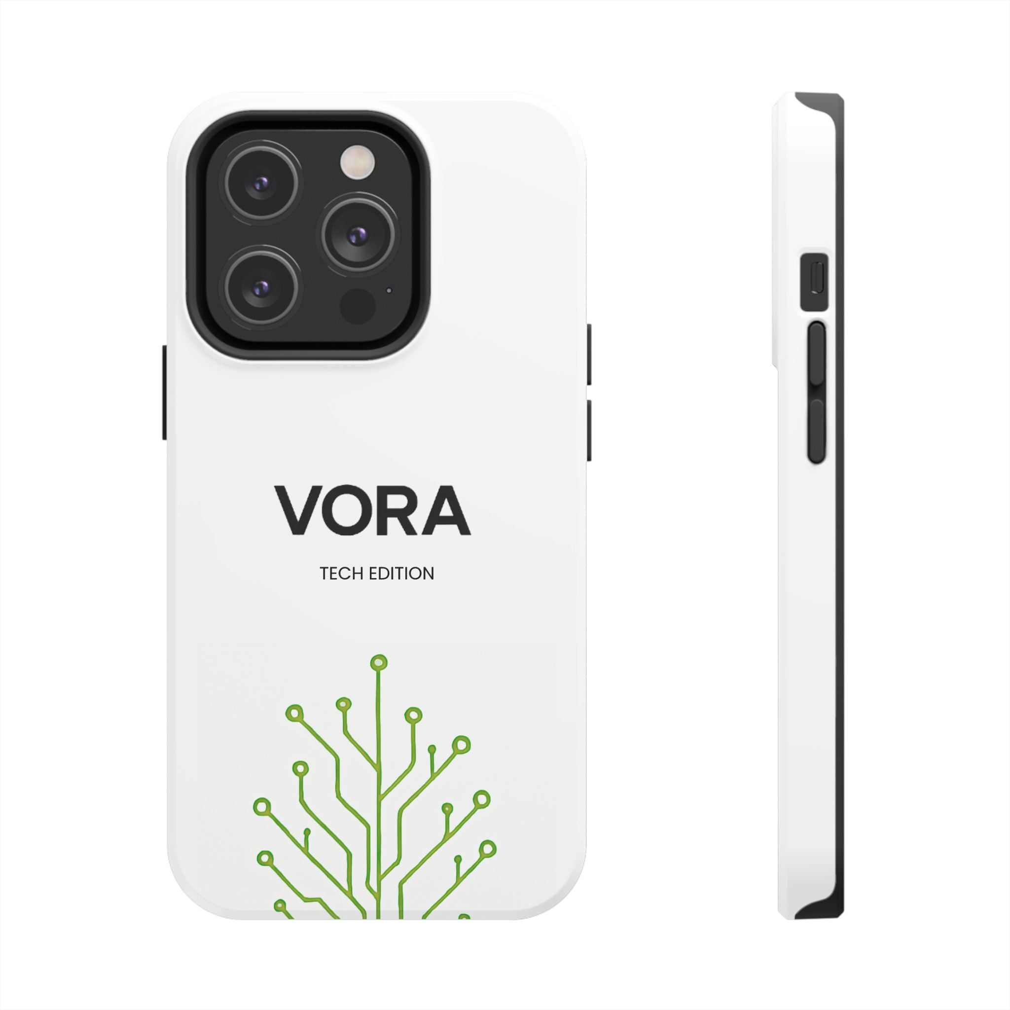 VORA Tech Edition iPhone Case – Minimal Design, Smart Protection
