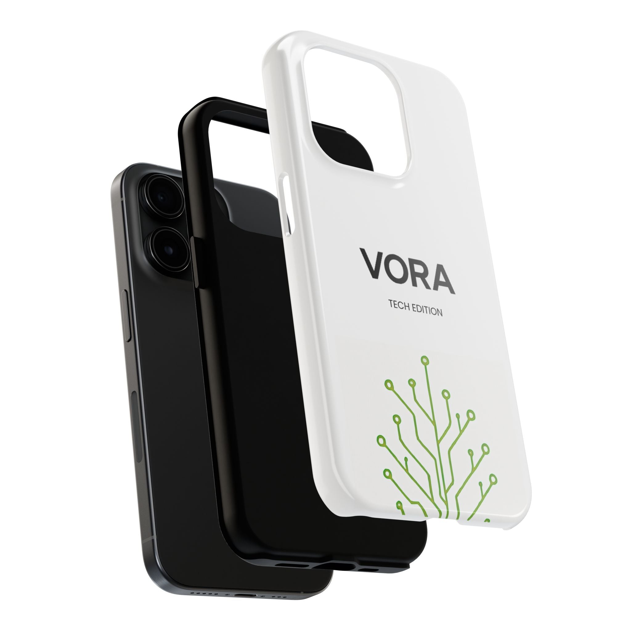 VORA Tech Edition iPhone Case – Minimal Design, Smart Protection