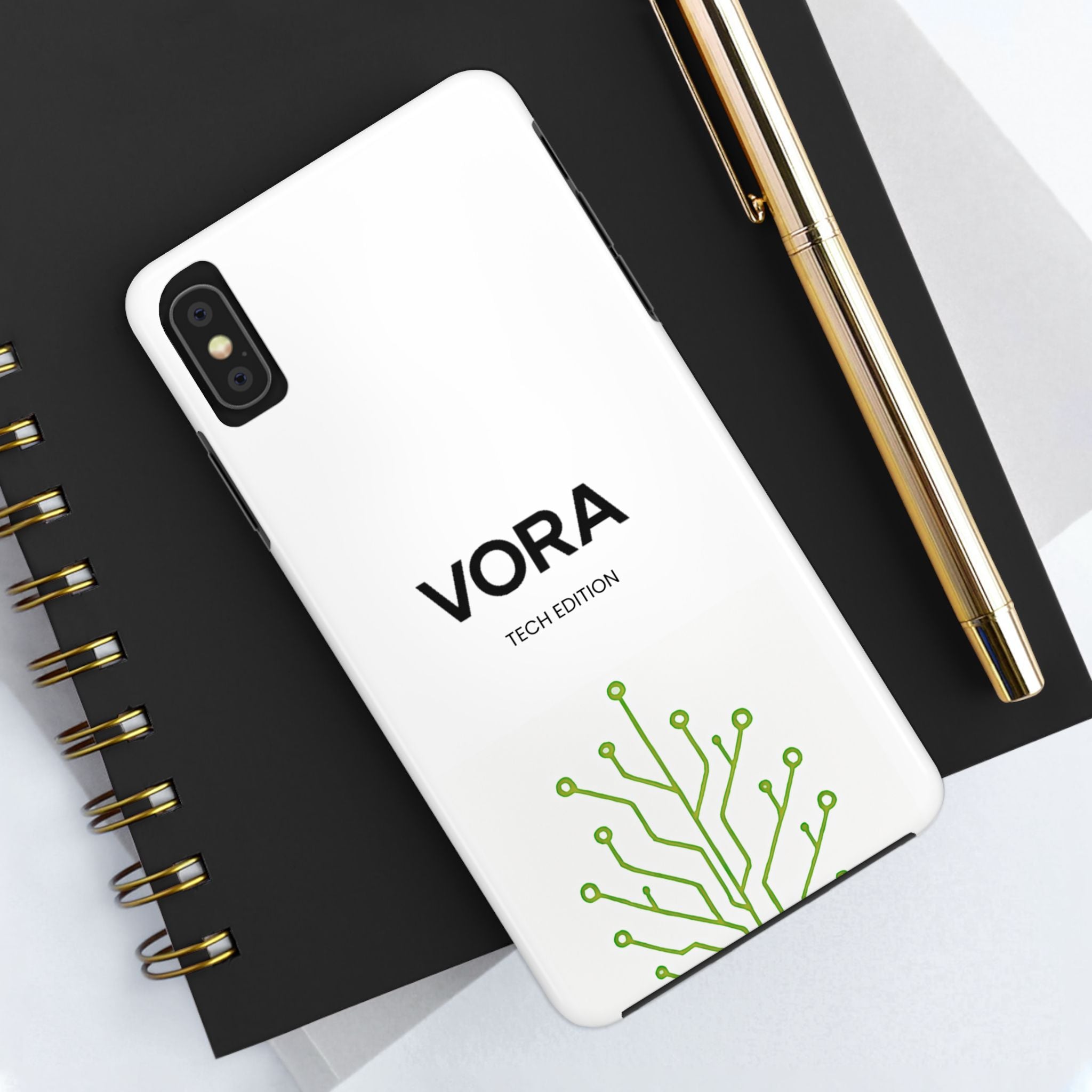 VORA Tech Edition iPhone Case – Minimal Design, Smart Protection