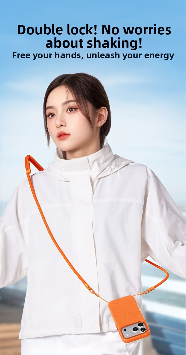 MagCase Armor Strap – MagSafe Protective Case with Adjustable Crossbody Lanyard