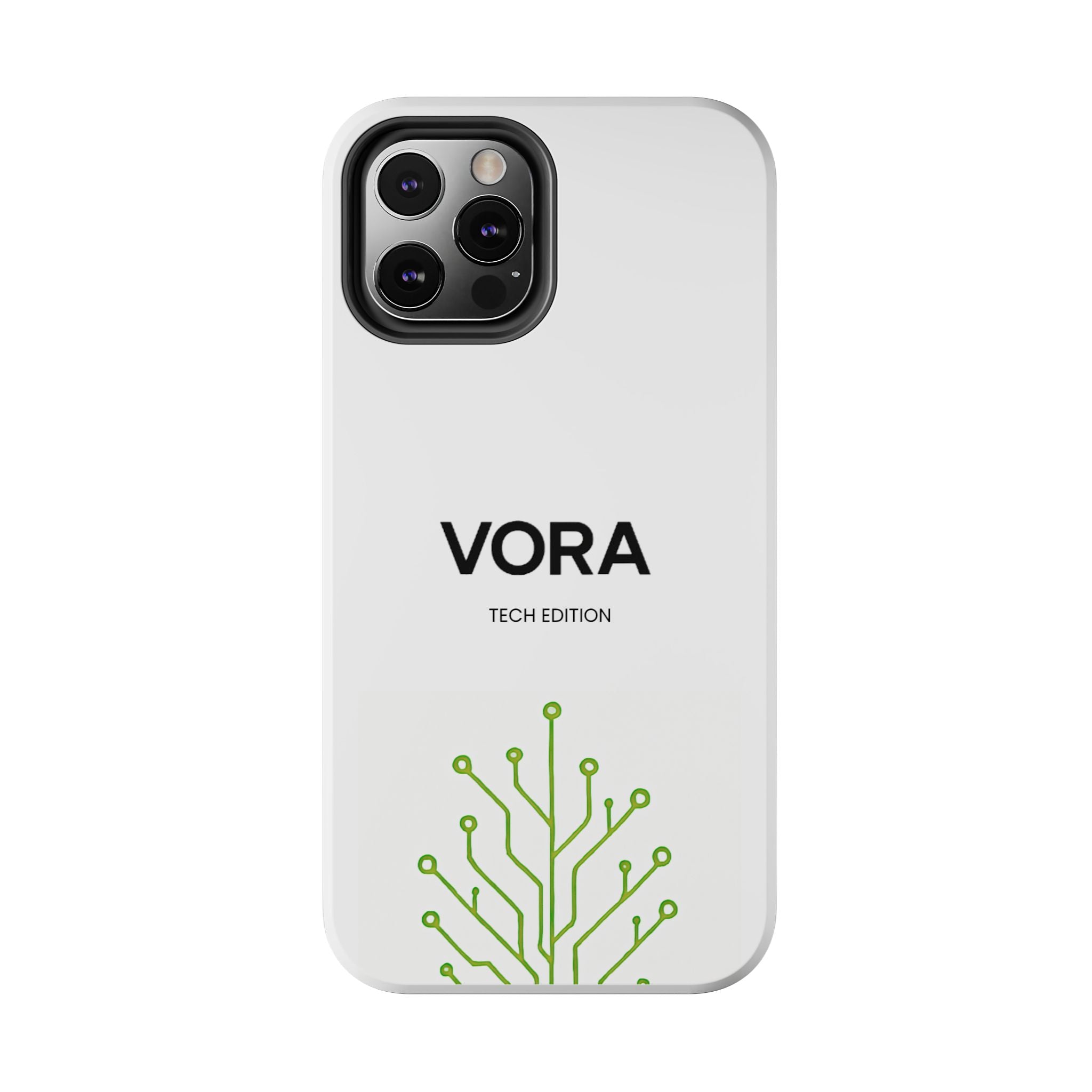 VORA Tech Edition iPhone Case – Minimal Design, Smart Protection