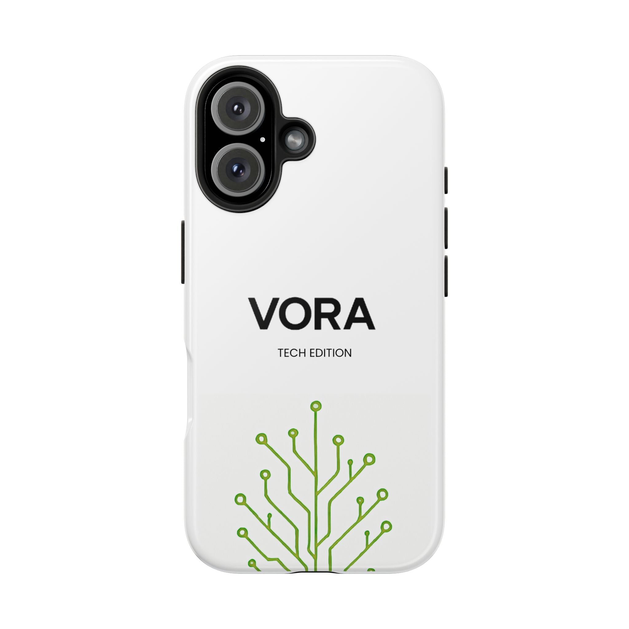 VORA Tech Edition iPhone Case – Minimal Design, Smart Protection