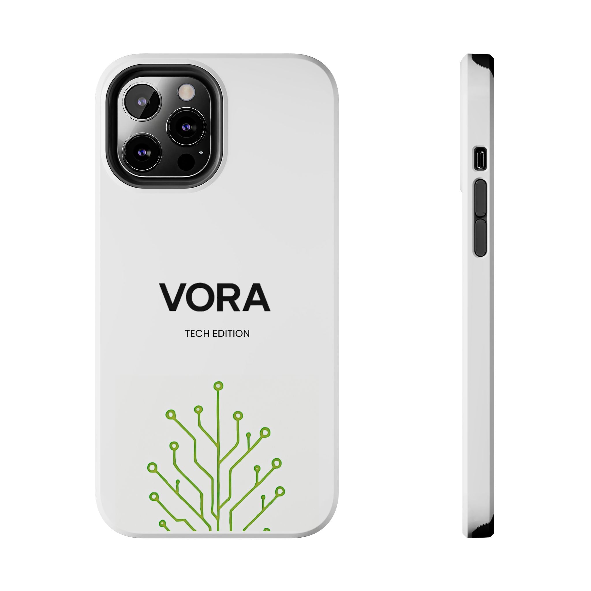 VORA Tech Edition iPhone Case – Minimal Design, Smart Protection