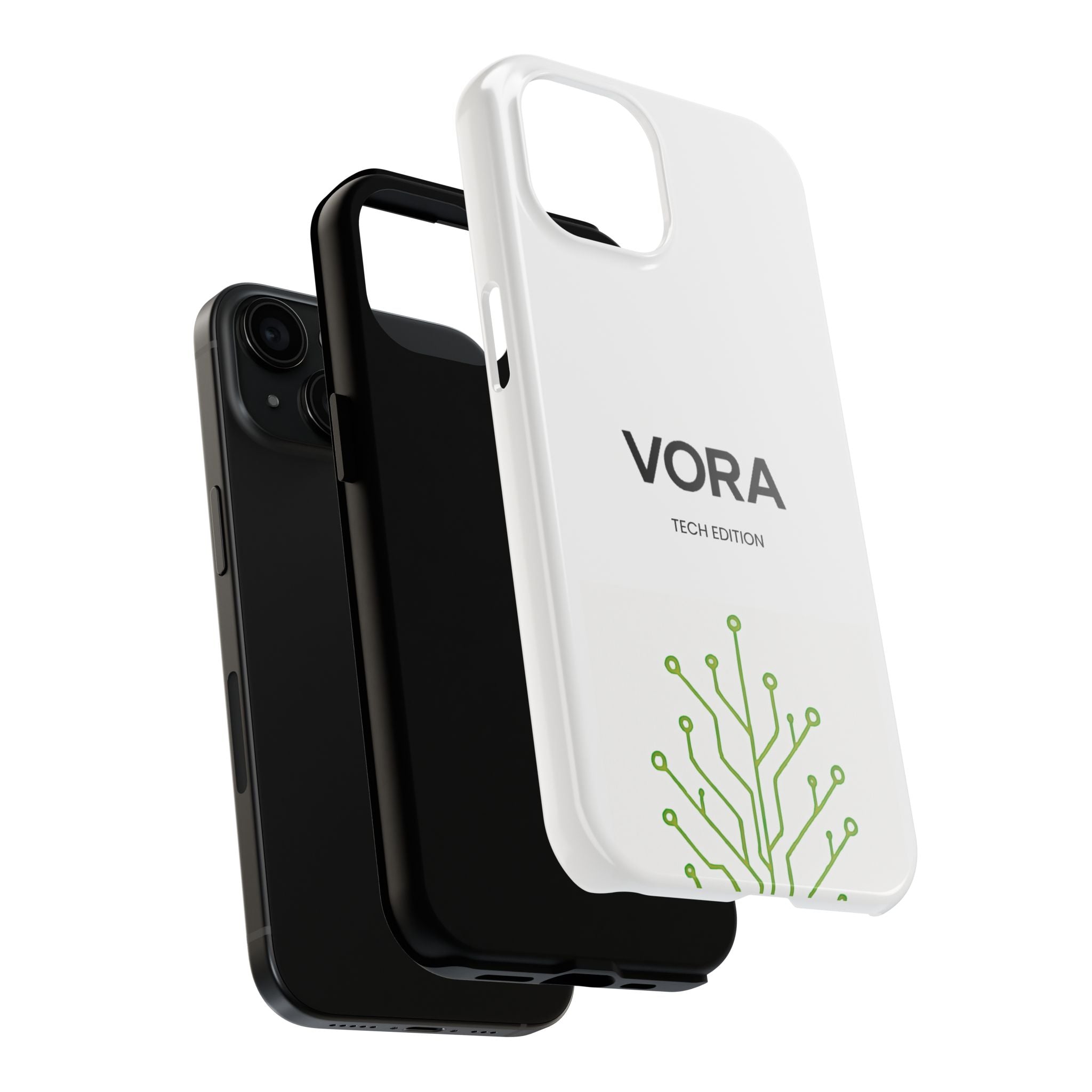 VORA Tech Edition iPhone Case – Minimal Design, Smart Protection
