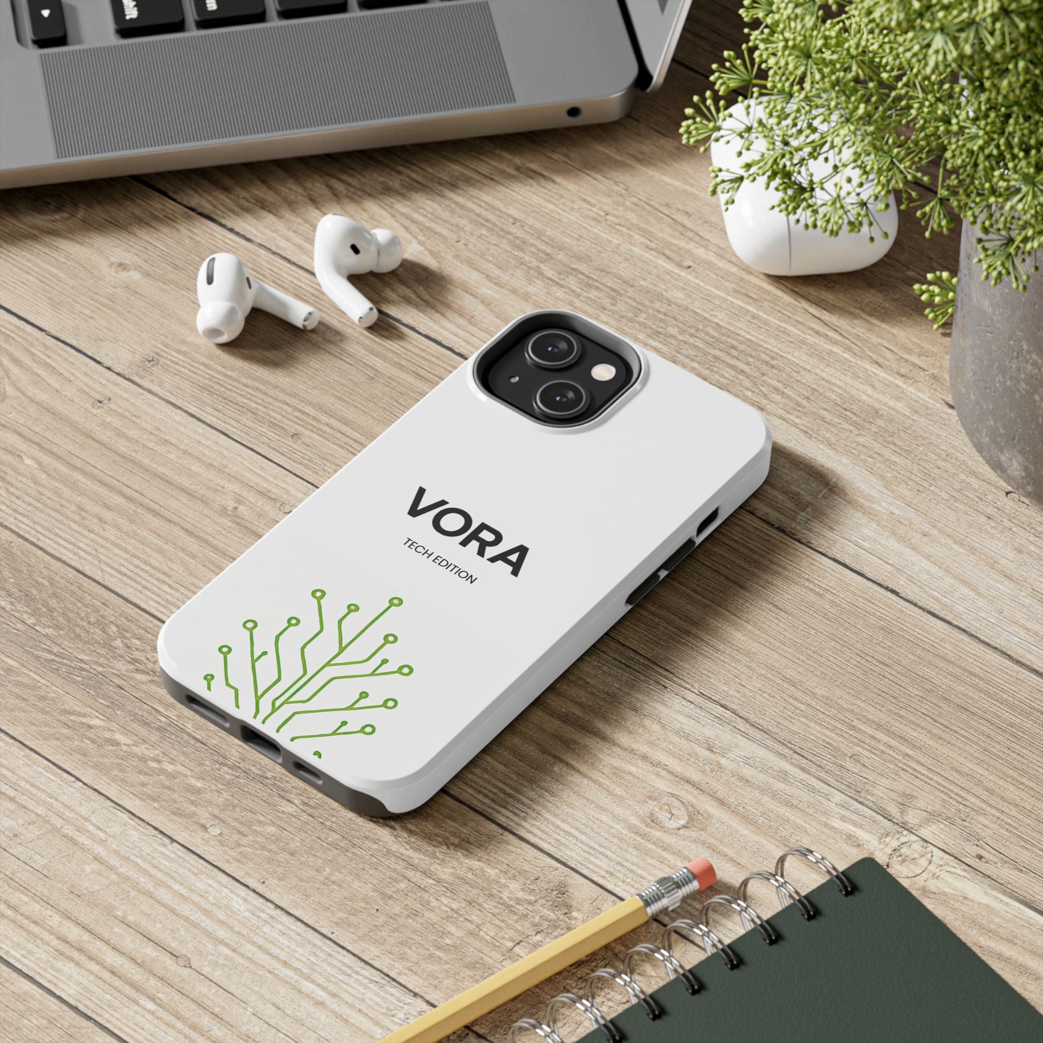 VORA Tech Edition iPhone Case – Minimal Design, Smart Protection