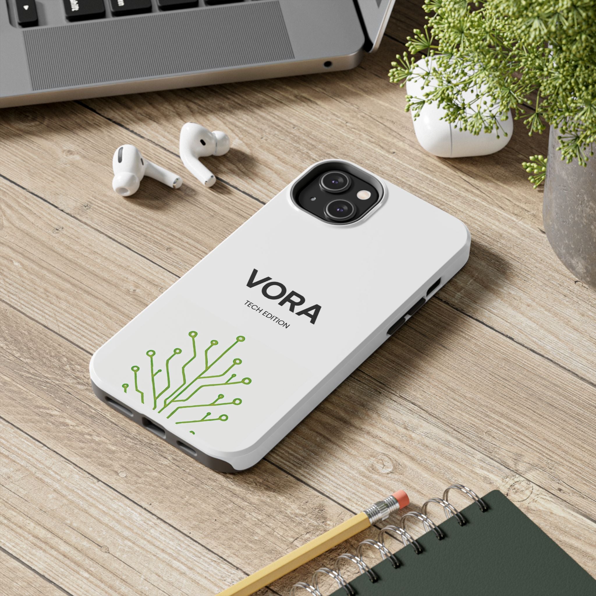 VORA Tech Edition iPhone Case – Minimal Design, Smart Protection