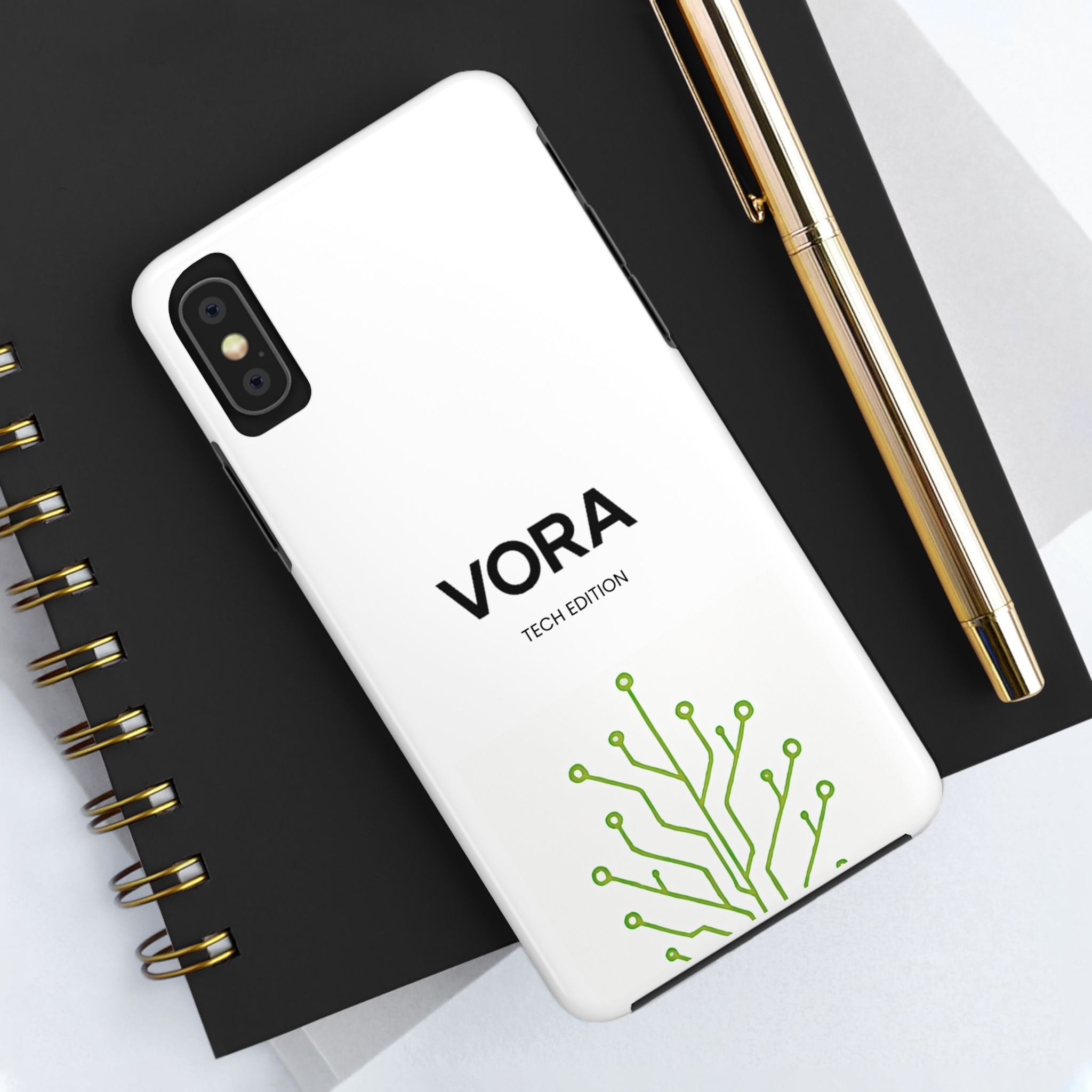 VORA Tech Edition iPhone Case – Minimal Design, Smart Protection