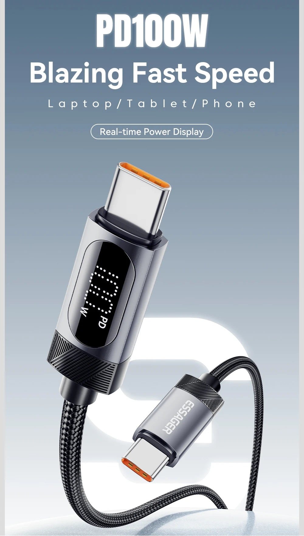 VoraLink Pro – 100W  (Type-C to Type-C)