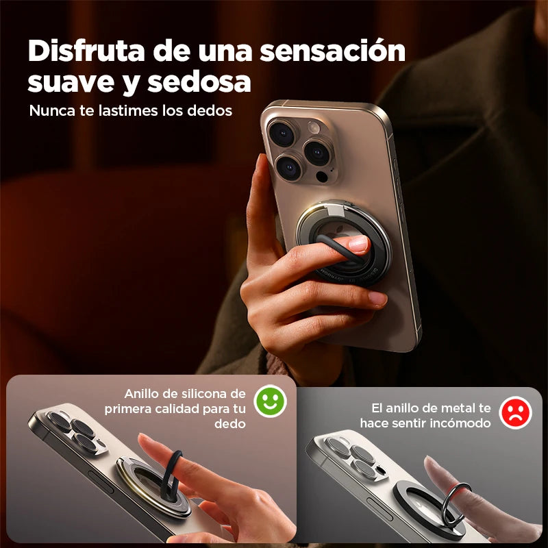 VoraGrip Ring – Magnetic Finger Ring Holder for iPhone