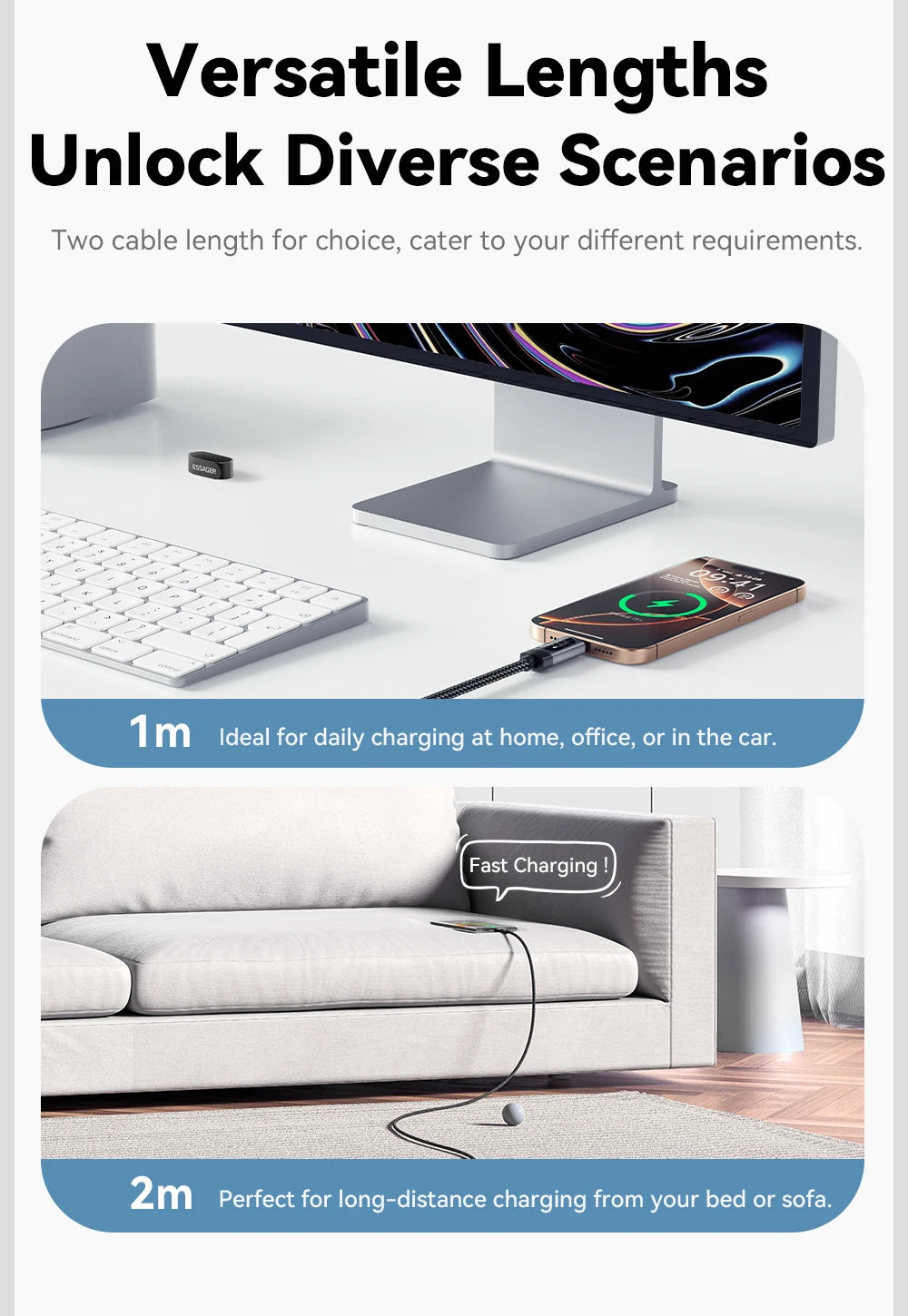 VoraLink Pro – 100W  (Type-C to Type-C)