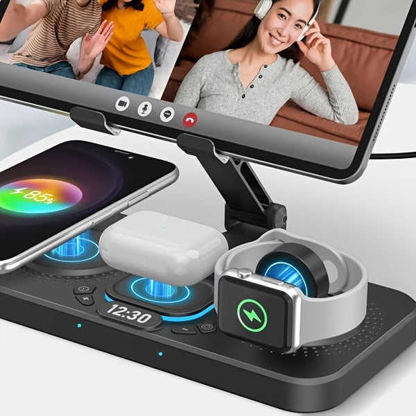 Power Dock – 4-in-1 Magnetic Charging Station for Apple Devices