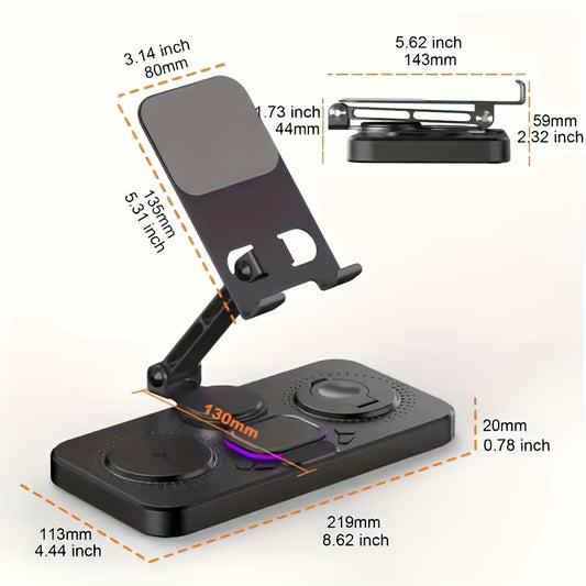 Power Dock – 4-in-1 Magnetic Charging Station for Apple Devices