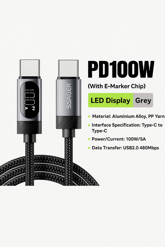 VoraLink Pro – 100W  (Type-C to Type-C)