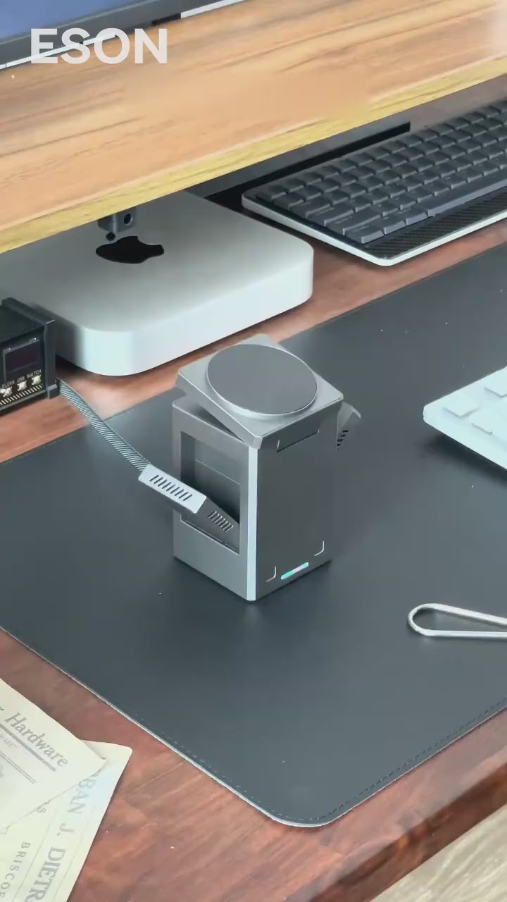 VoraPower Dock Time 3-in-1 Magnetic Wireless Charger with Clock Display